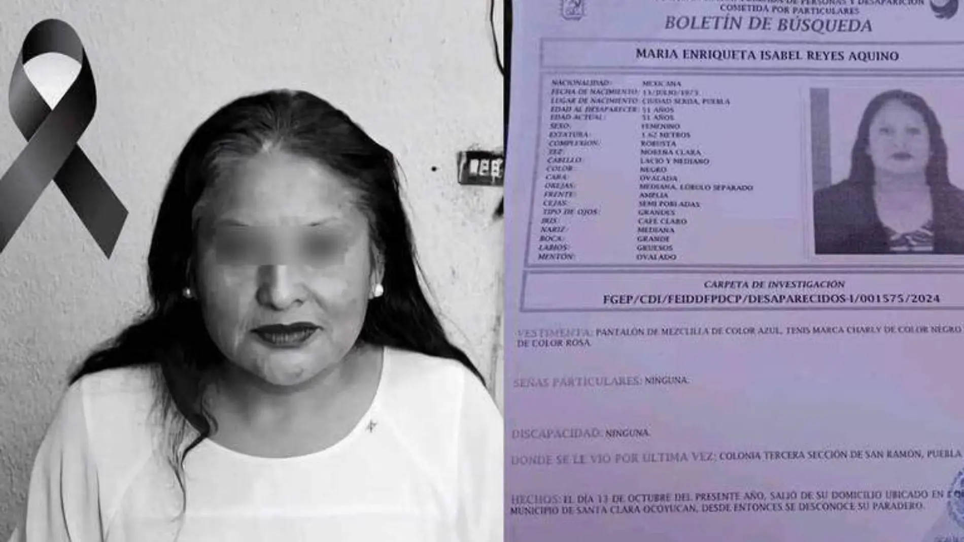 Feminicidio de María Enriqueta Isabel N Ocoyucan